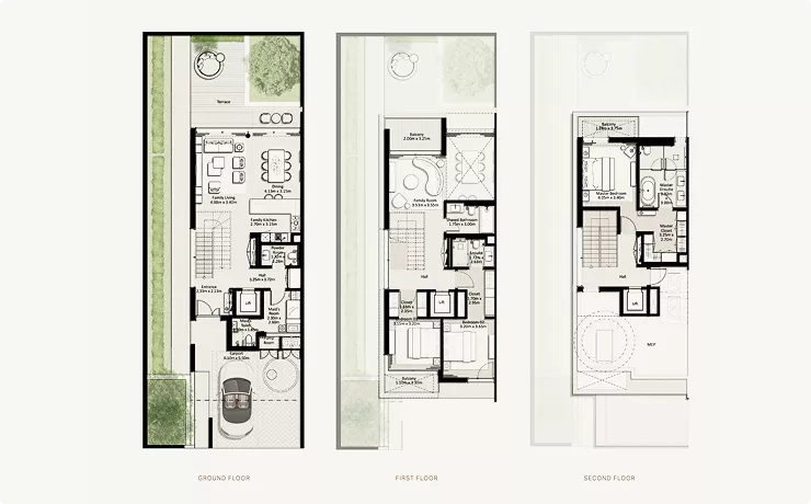 3 Bedrooms, Floors : 3,Total Area:3,291 ft² / 305,8 m²