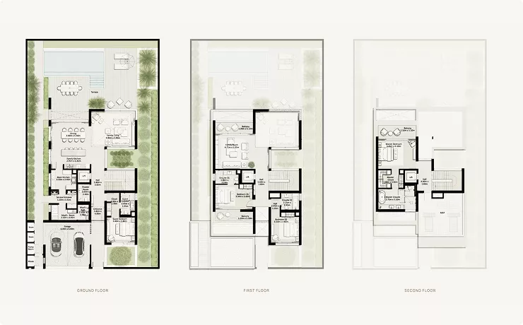 4 Bedrooms, Type:Villa, Floors:3, Total Area: 4,795 ft² / 445,5 m²