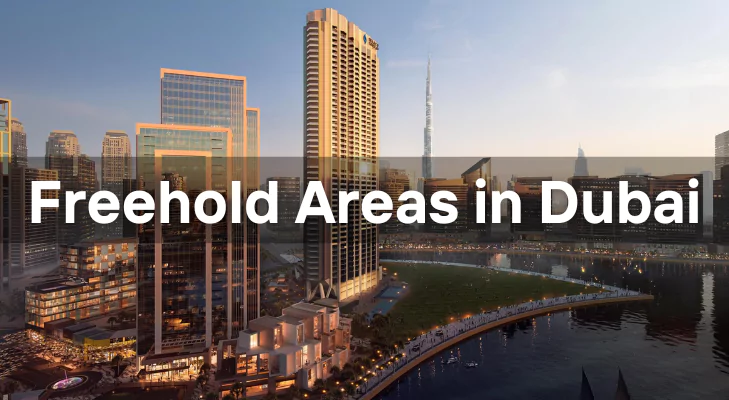 Freehold areas in dubai