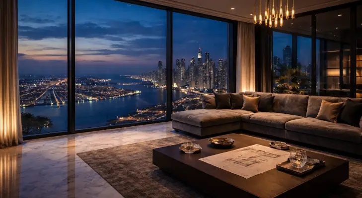 High-net-worth real estate investment for UAE Golden Visa, featuring exclusive off-market luxury penthouses and billionaire-row assets in Dubai.