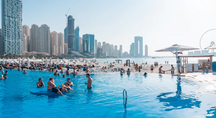 Experience Dubai's Top Beaches: Relax by the Arabian Gulf.