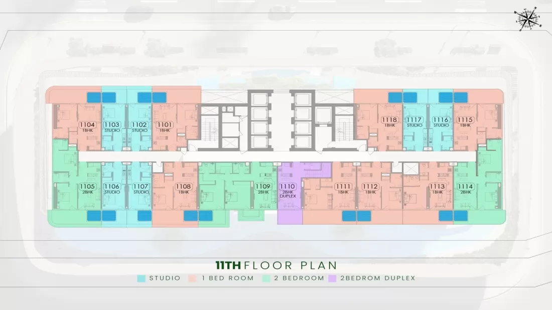 TYPICAL 11TH FLOOR PLAN