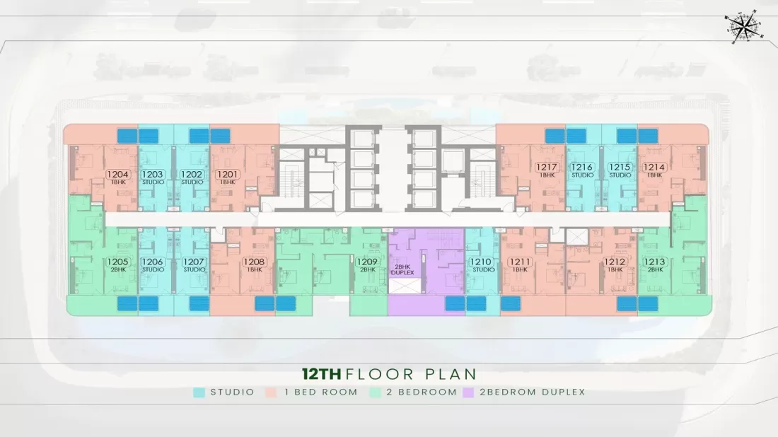 TYPICAL 12TH FLOOR PLAN