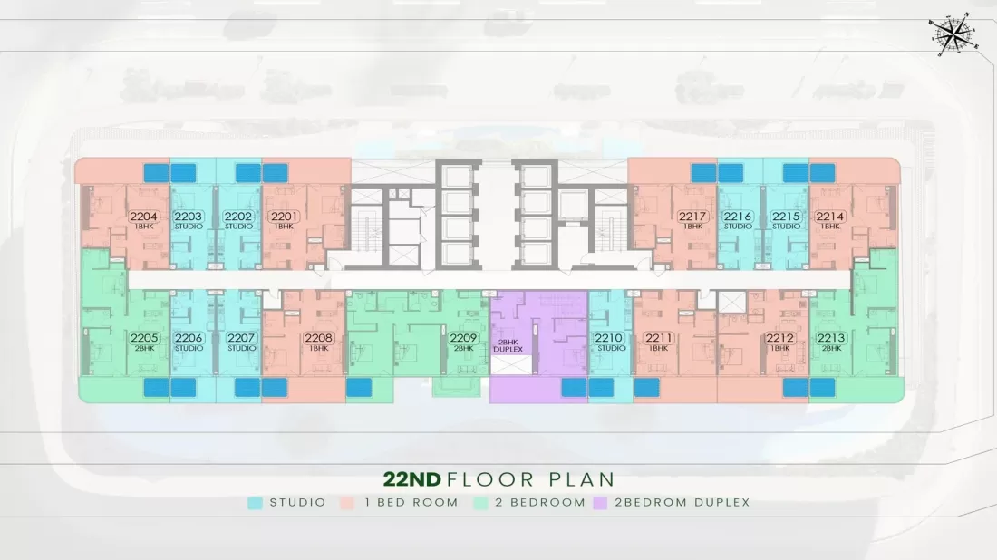 TYPICAL 22ND FLOOR PLAN