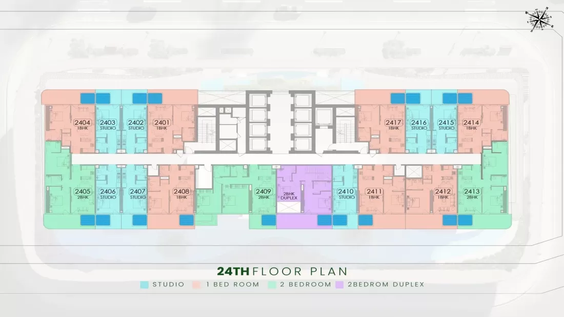 TYPICAL 24TH FLOOR PLAN