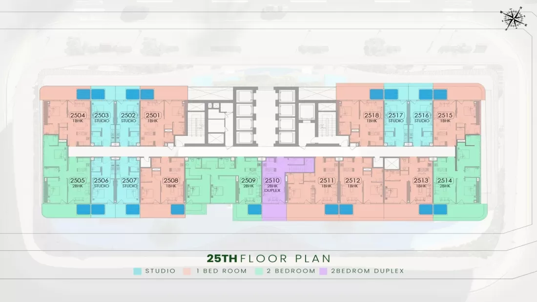 TYPICAL 25TH FLOOR PLAN