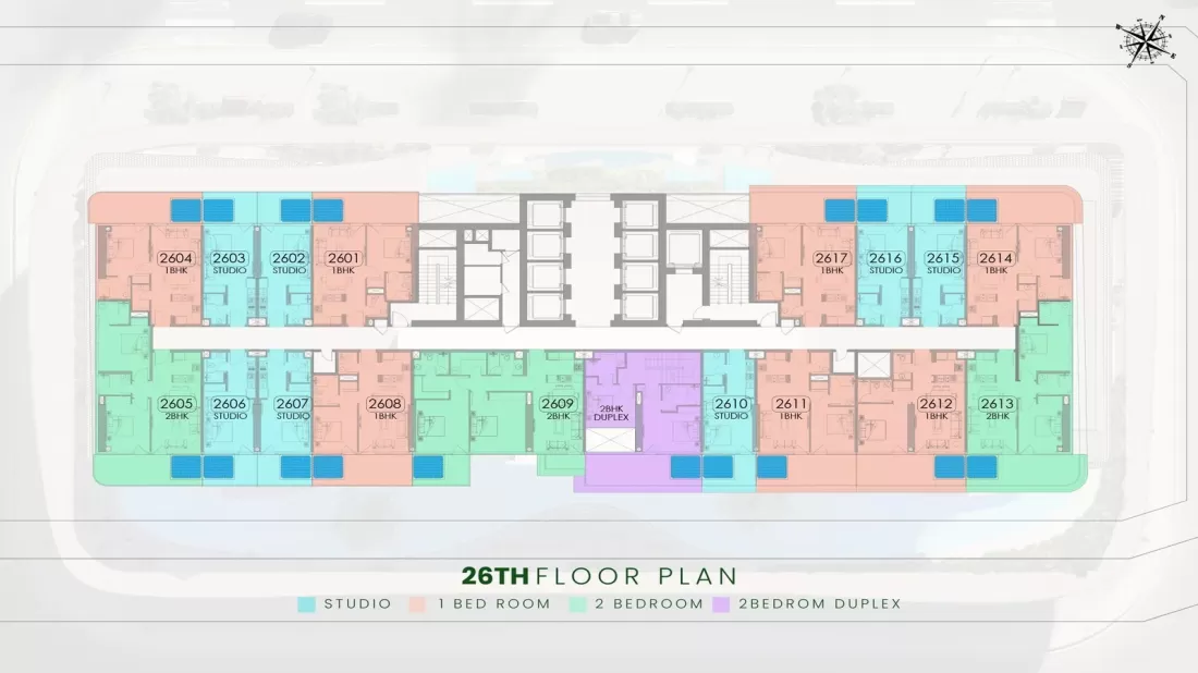 TYPICAL 26TH FLOOR PLAN
