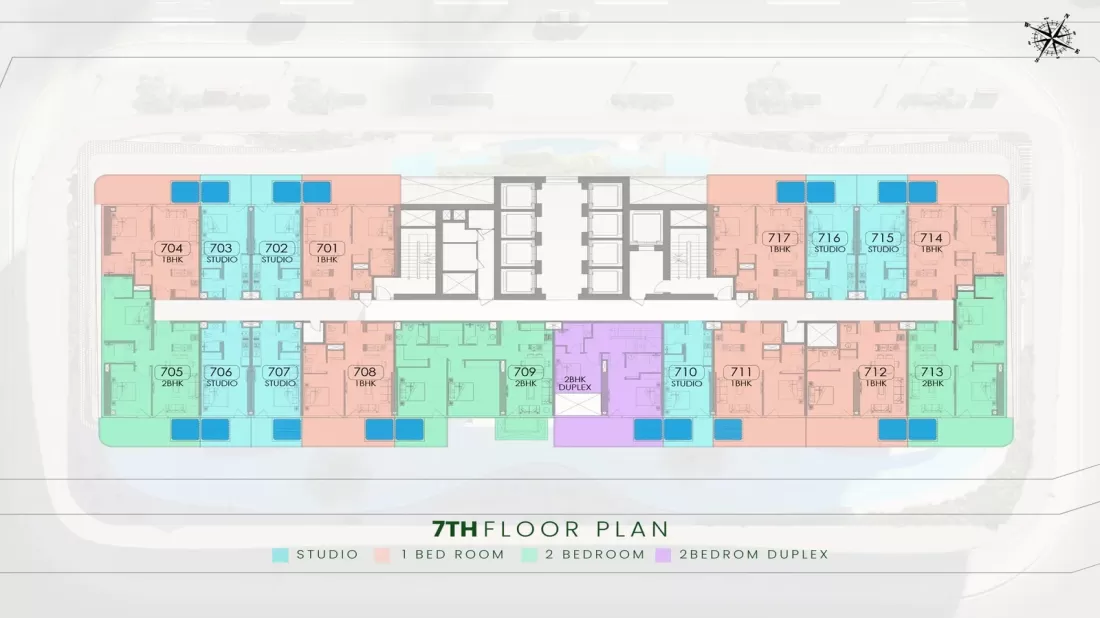 TYPICAL 7TH FLOOR PLAN