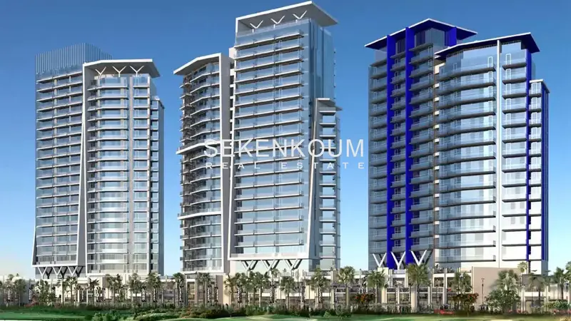 Appartements d'élite avec une vue imprenable à Damac Hills, Dubaï