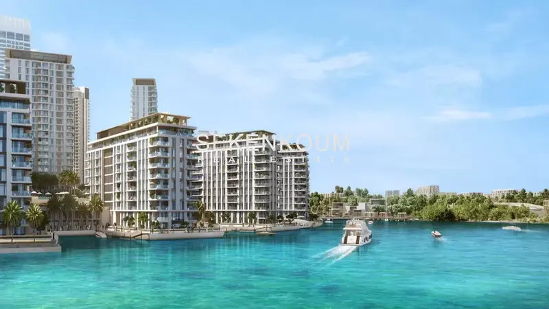 Appartements avec une vue ininterrompue dans le port de Dubai Creek