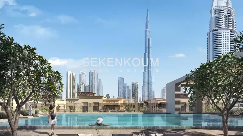 Vues à couper le souffle depuis les appartements de luxe près de Burj Khalifa