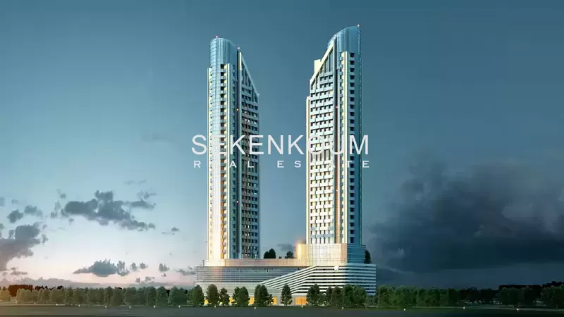 Investissement intelligent et vie urbaine élégante avec des vues à couper le souffle sur l'horizon à Dubaï