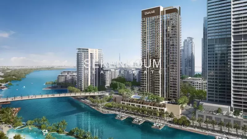 Lagoon view apartments at dubai creek harbour