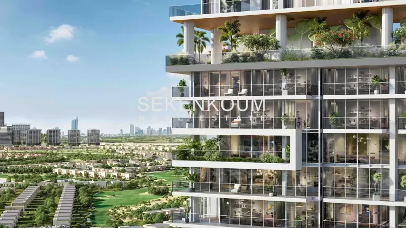 Appartements luxueux et villas sur ciel dans le cercle du village de Jumeirah