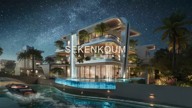 Al Ain Yolu Üzerinde Yüksek Yatırım Getirili 3-7 Yataklı Satılık Lüks Villalar