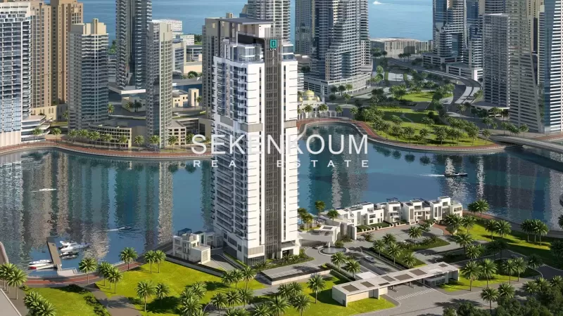 Фирменные апартаменты на набережной в Дубай Марина