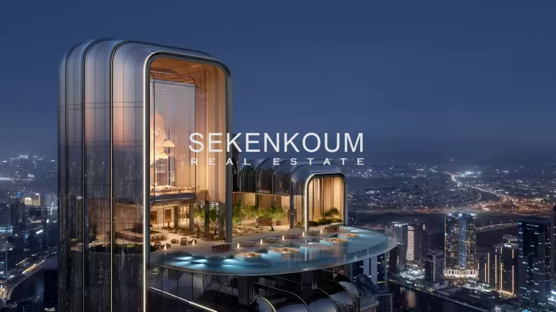 Business Bay'de Satılık Ultra Lüks A Sınıfı Ofisler | Otel Servisli Ticari Kule