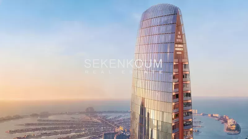 Le plus haut bâtiment résidentiel du monde dans la marina de Dubaï