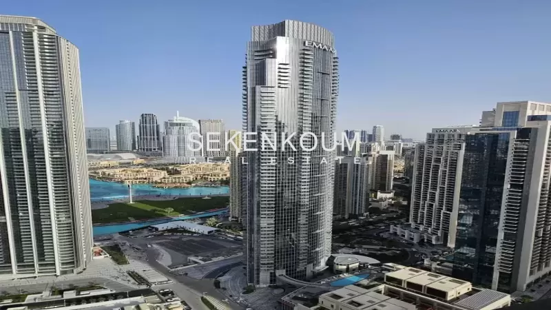 Luxueux appartement de 4+1 chambres avec vue imprenable sur Burj Khalifa et la fontaine