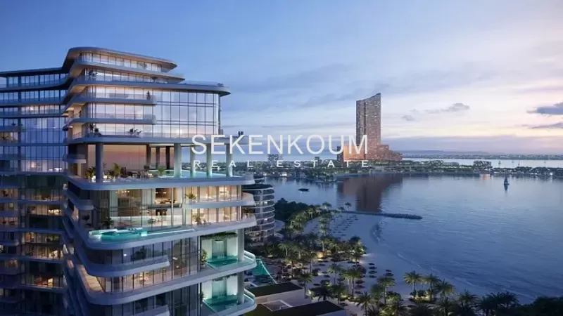 Satış için lüks sahil hayatı yaşayan daireler